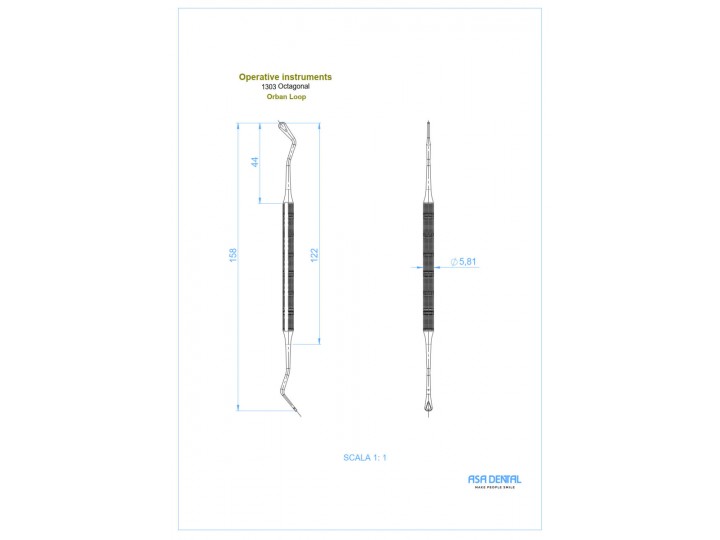 Штопфер двусторонний (петля) 1303
