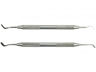 Набор для реставрации, гладилка-штопфер / гладилка-гладилка, титан 2501 T