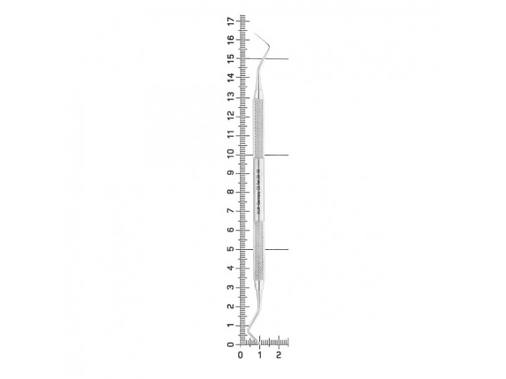 Гладилка дистальная комбинированная со штопфером 1.5 мм 29-30