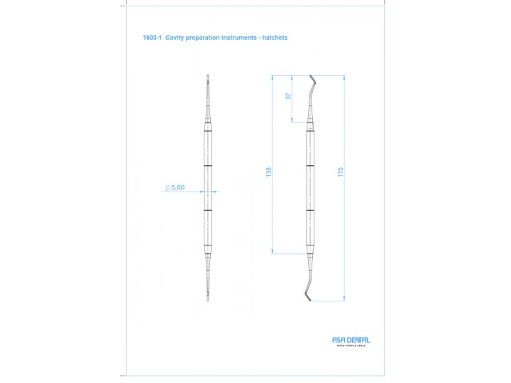 Гладилка N1 двусторонняя 1603-1