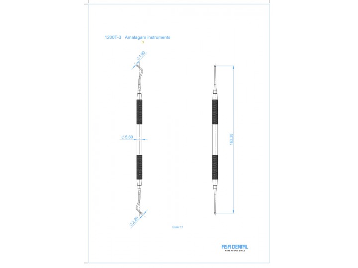 Штопфер N3 двусторонний 1200T-3