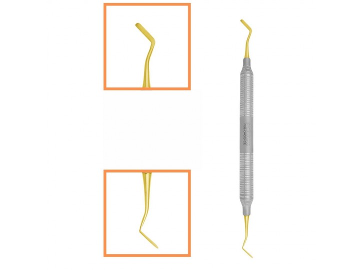 Гладилка двухсторонняя #4, 708-040G TITANIUM