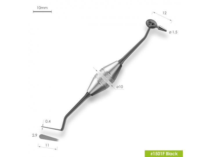 Штопфер-конденсатор-гладилка 1501F Black