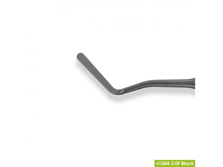 Удлиненная средняя гладилка с штопфером 1304-2,0F Black