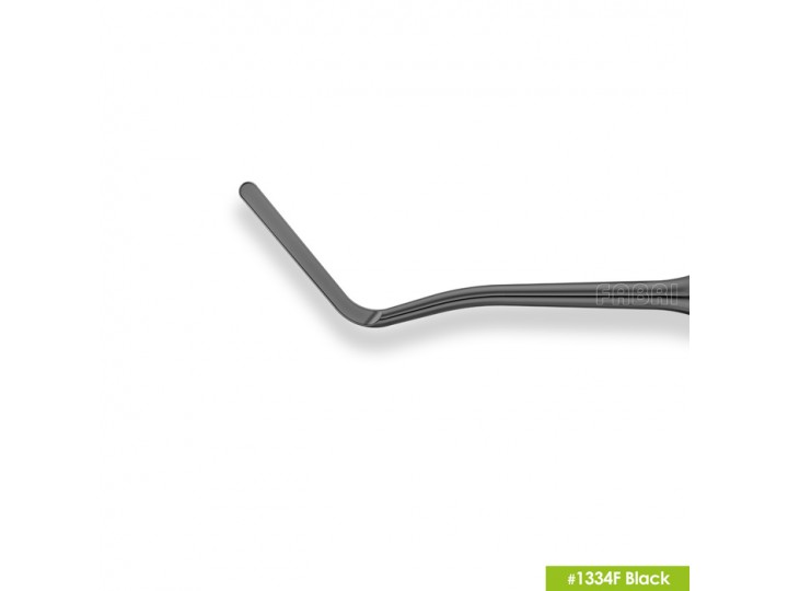 Удлиненная узкая гладилка с цилиндрическим штопфером 1334F Black