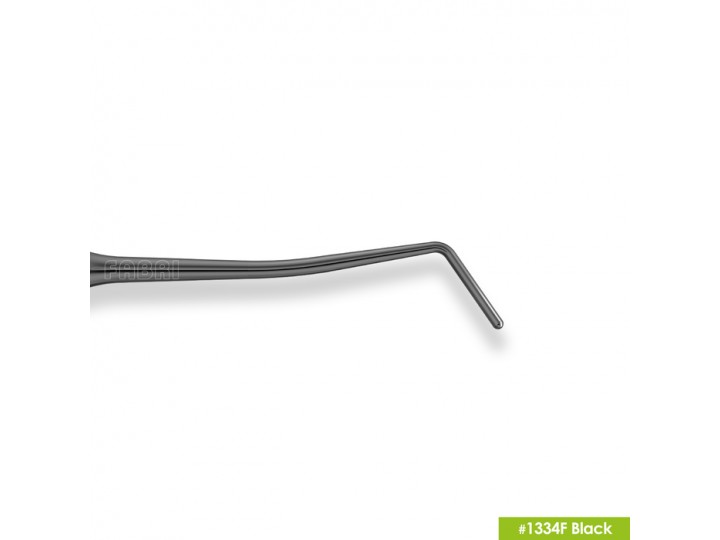 Удлиненная узкая гладилка с цилиндрическим штопфером 1334F Black