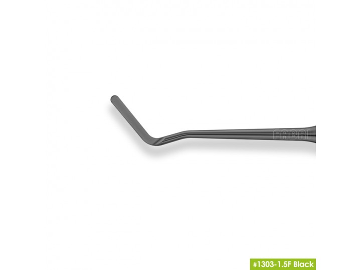 Узкая гладилка с двухугловым штопфером 1303-1,5F Black