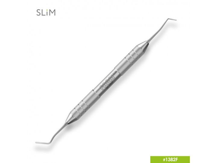 Удлиненная узкая гладилка SLIM c цилиндрическим штопфером с эргономичной ручкой 1382F