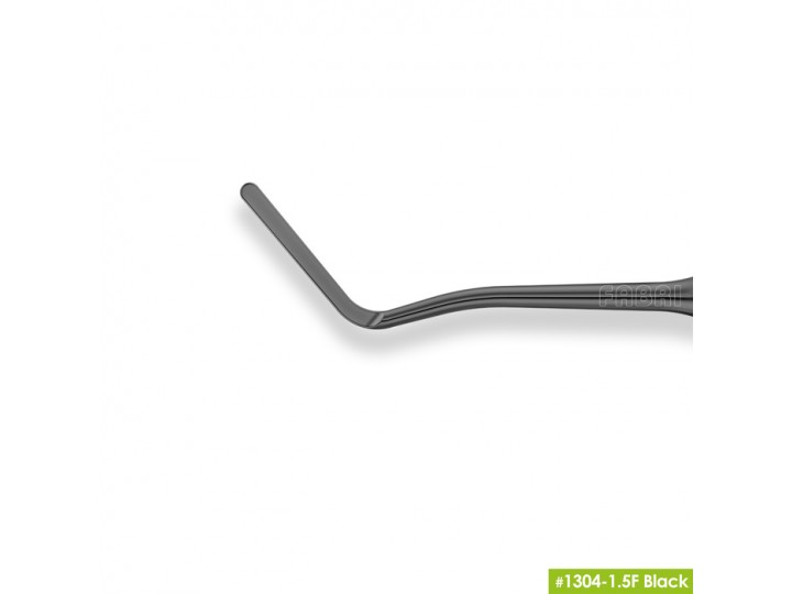 Удлиненная узкая гладилка с штопфером 1304-1,5F Black