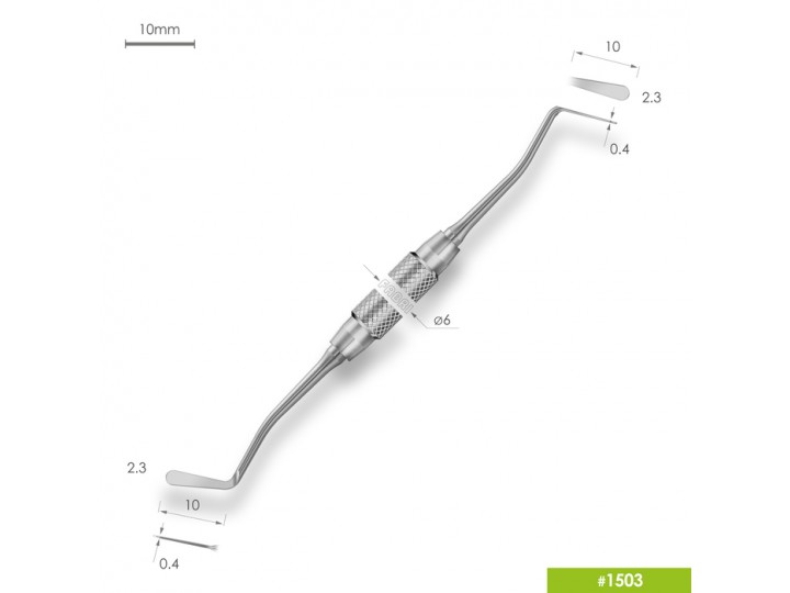 Малая двусторонняя гладилка 1503