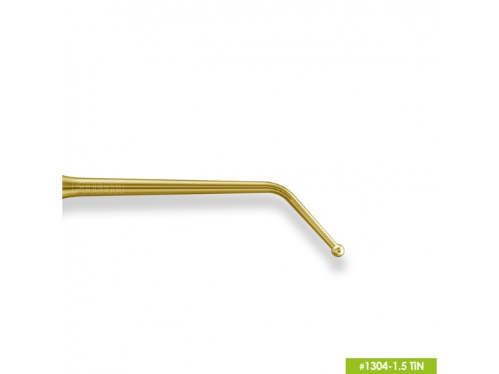 Удлиненная узкая гладилка с штопфером 1304-1,5F TiN