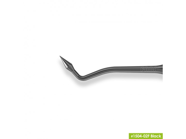 Инструмент для моделирования фиссур с эргономичной ручкой 1504-02F Black