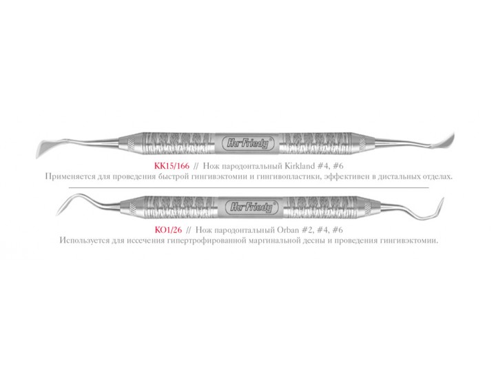 KO1/26 Нож пародонтальный Orban