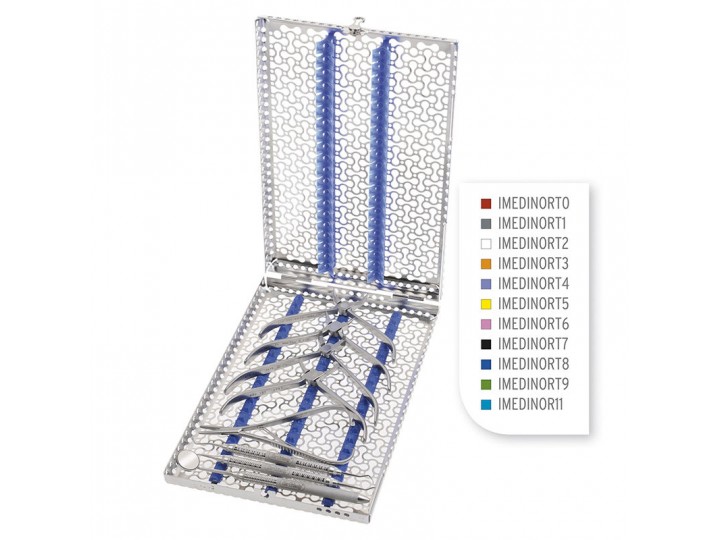 IMEDINORT_ Кассеты DIN для 6 инструментов ортодонтические