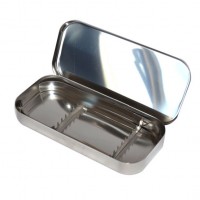 Лоток ЛМСУ с крышкой и укладкой для ручного стоматологического инструмента