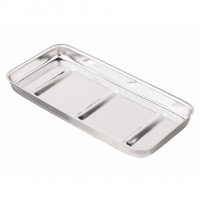 Лоток прямоугольный нерж. 210х100х20