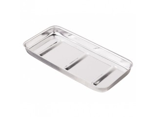 Лоток прямоугольный нерж. 210х100х20
