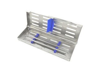 Контейнер на 3 инстр. перфорированный с силикон.укл. КПрПК