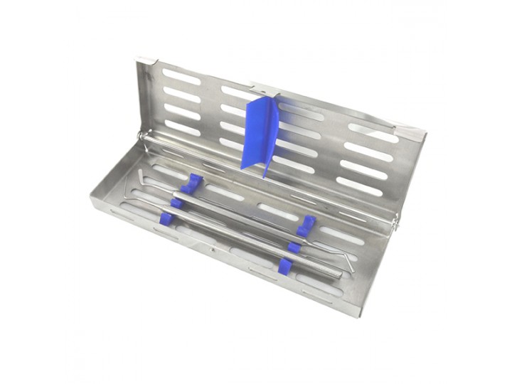 Контейнер на 3 инстр. перфорированный с силикон.укл. КПрПК