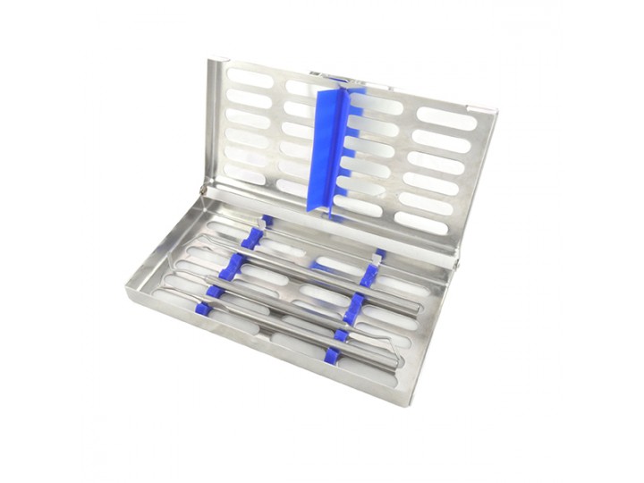 Контейнер на 5 инстр. перфорированный с силикон.укл. КПрПК