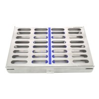 Контейнер на 7 инстр. перфорированный с силикон.укл. КПрПК