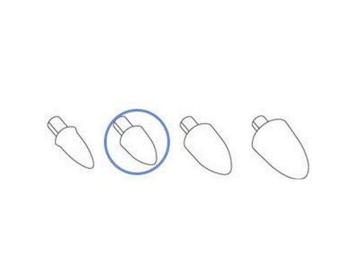 Насадки для восстановления контактного пункта 7620 — набор 120 шт., 4 вида насадок (XS, S, M, XL) по 30 шт.