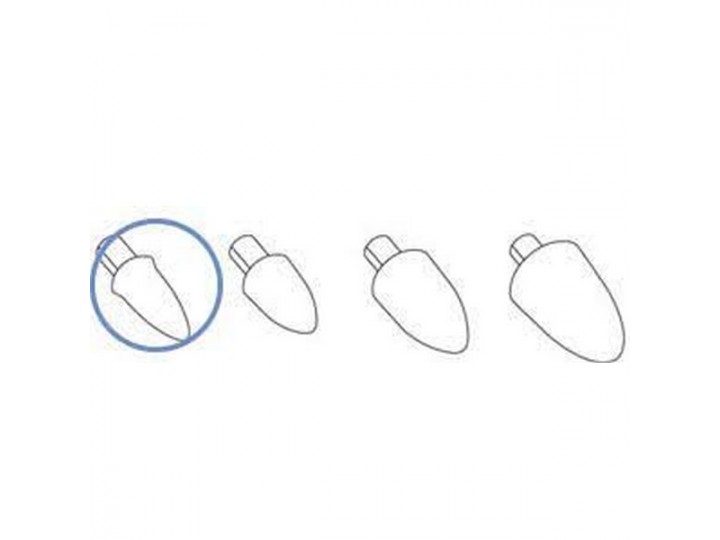 Насадки для восстановления контактного пункта 7620 — набор 120 шт., 4 вида насадок (XS, S, M, XL) по 30 шт.