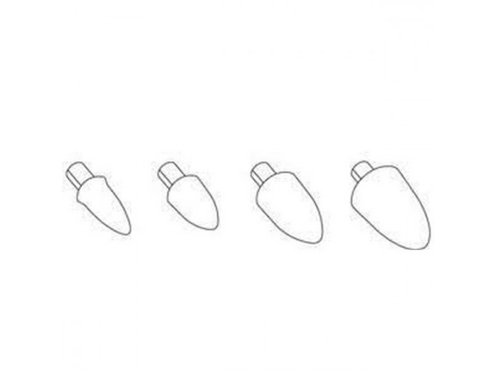 Насадки для восстановления контактного пункта 7620 — набор 120 шт., 4 вида насадок (XS, S, M, XL) по 30 шт.