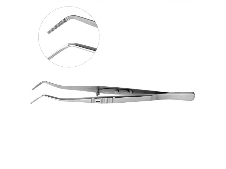 Пинцет эндодонтический ND с замком, 11316