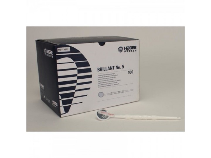 Ротовое зеркало Brilliant, одноразовое