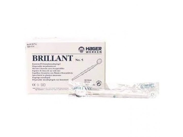 Ротовое зеркало Brilliant, одноразовое