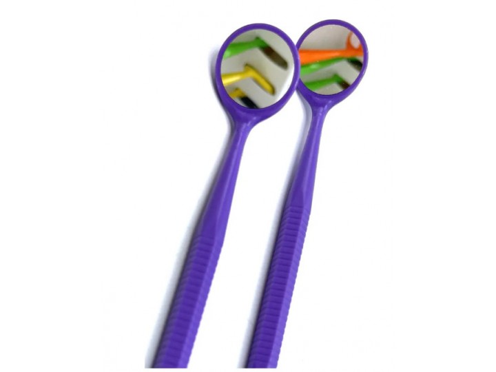 Зеркало стоматологическое №4 Crystal HD Lens Zirc 78095 NEON-PVA (12 штук)