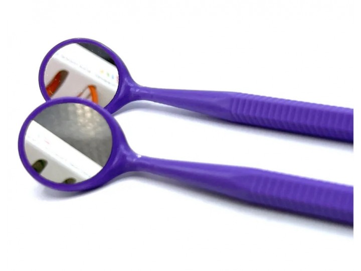 Зеркало стоматологическое №4 Crystal HD Lens Zirc 78095 NEON-PVA (12 штук)