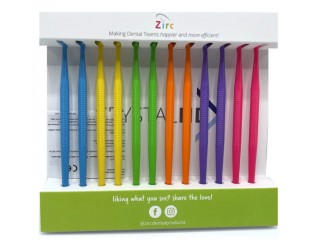 Зеркало стоматологическое №4 Crystal HD Lens Zirc 78095 NEON-PVA (12 штук)