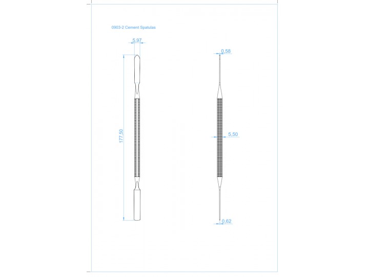 Шпатель N2 для цемента 0903-2