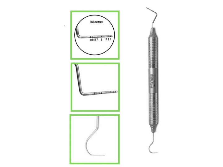 Зонд пародонтологический двухсторонний #23 716-523