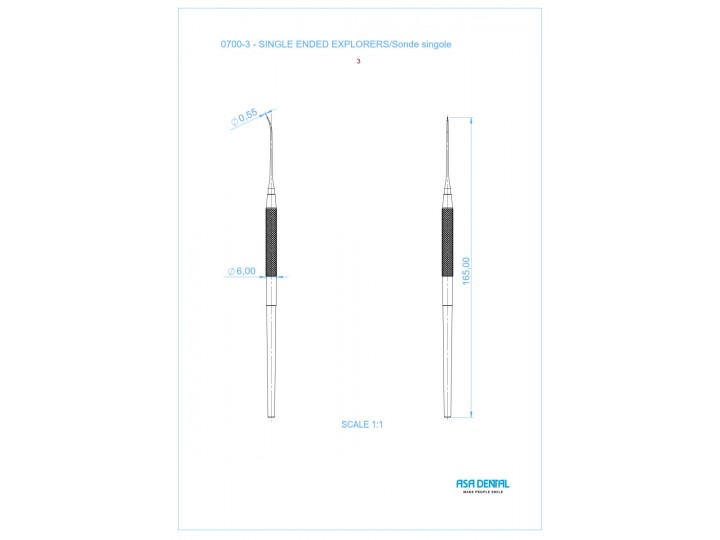 Зонд с анатомической ручкой 0700-3