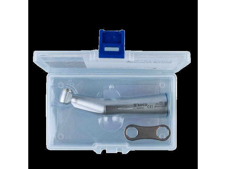 Угловой наконечник с внутренней подачей воды и генератором света Soco D23-F (1:1)