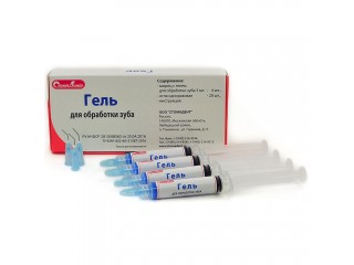 Гель для обработки зуба (4 шпр х 3 мл) СтомаДент