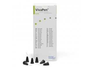 Канюли со щеточкой VivaPen Snap-On Cannulas Refill 300 шт