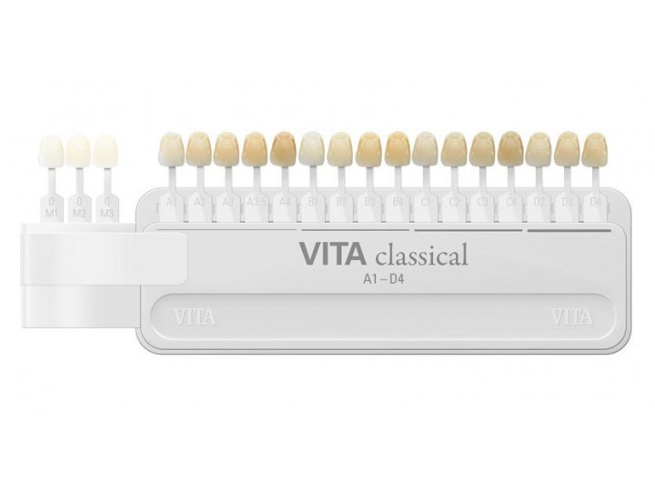 Шкала Vita classical A1-D4 с отбеленными оттенками