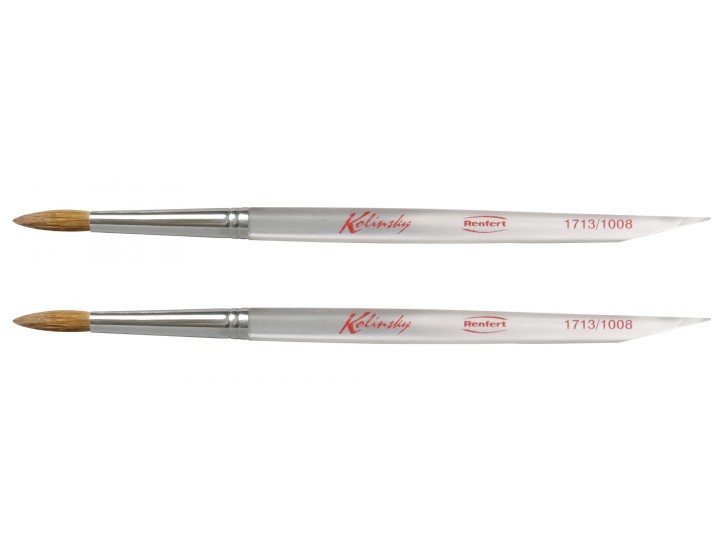 Кисть Kolinsky для керамики №8 (2 шт) 1713-1008