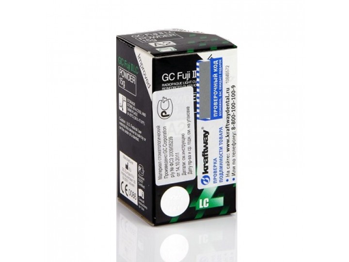 Фуджи 2 ЛС - GC Fuji II LC, порошок Фуджи 2 ЛС - GC Fuji II LC, порошок