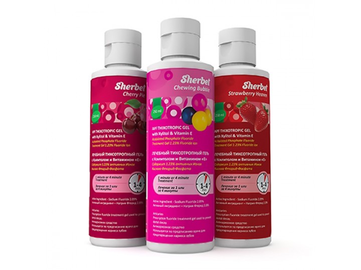 Реминерализующий АПФ гель Sherbet APF Thixotropic Gel