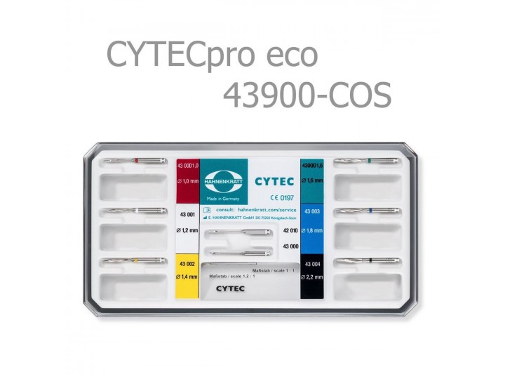 Набор каналорасширителей и калибраторов CYTEC для углового наконечника, 8 дриллей