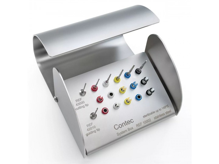 Набор каналорасширителей и калибраторов CONTECpro eco для углового наконенчика, 7 предметов