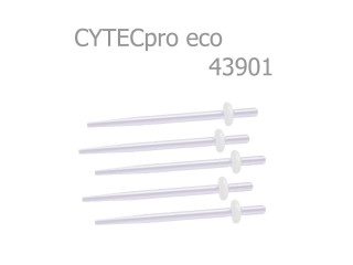 Штифты CYTECpro eco 43901 стекловолоконные полупрозрачные гладкие, 5шт в блистере