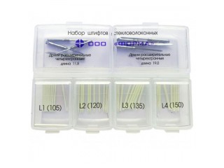Набор стекловолоконных штифтов с инструментом серия L