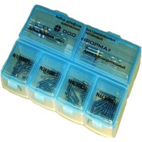 Набор титановых штифтов (номер 3) (80 шт. + 8 инструментов)