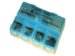 Набор титановых штифтов (номер 3) (80 шт. + 8 инструментов)